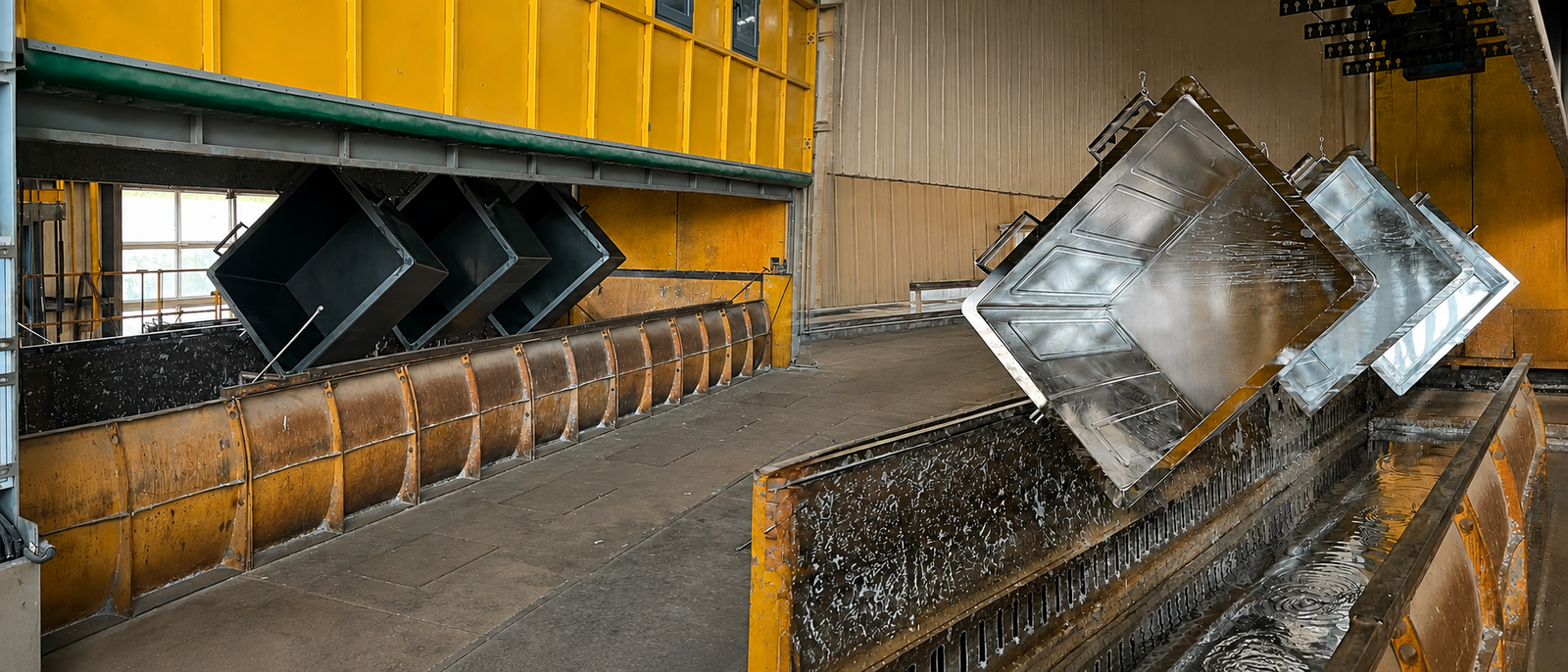 KOVANTO galvanized steel waste container manufacturing factory